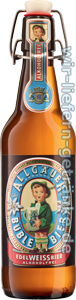 Allgäuer Büble Edelweissbier alkoholfrei Bügelflasche